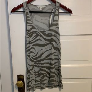 Razor back grey tank from Banana Rebublic